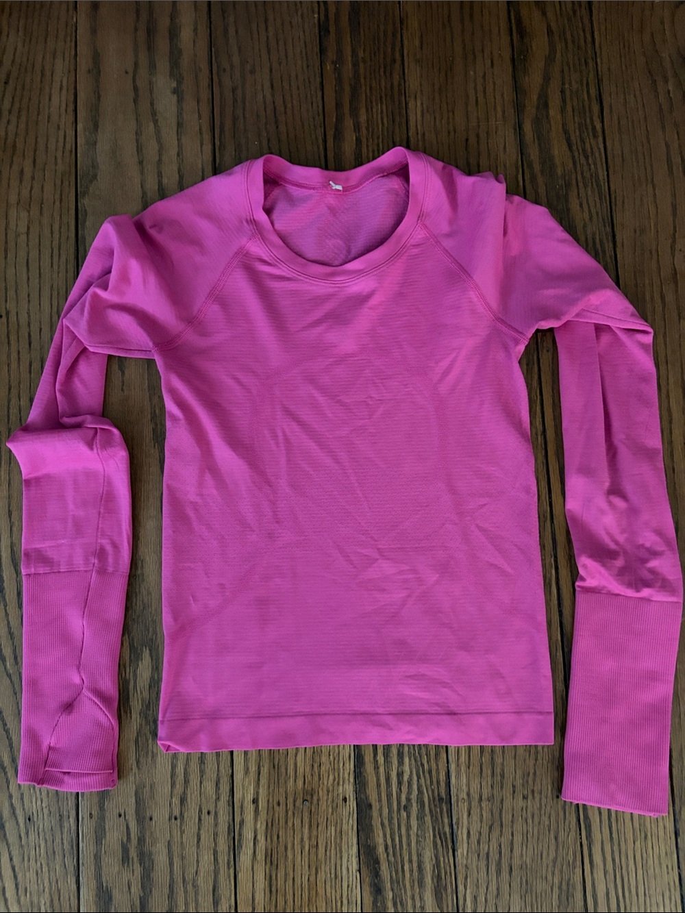 lululemon athletica Long Sleeve Tee - Hot Pink